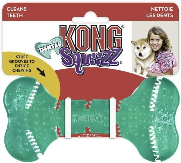 Juguete para Perro Kong - Hueso Dental Squeez Juguete para Perro Kong - Hueso Dental Squeez